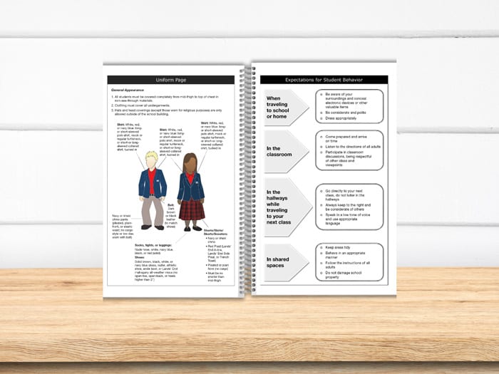 School planner policy pages