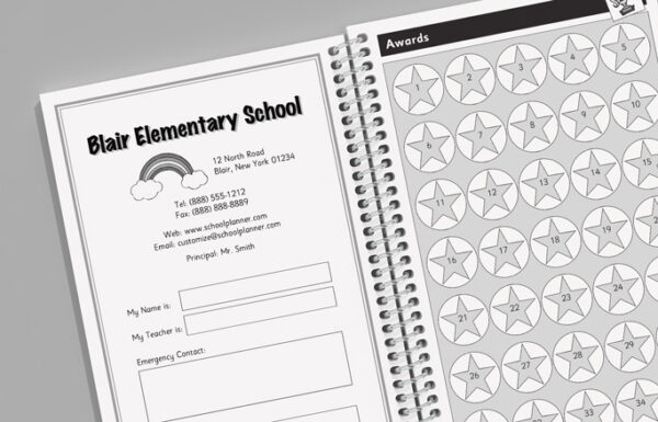 printed student planners elementary