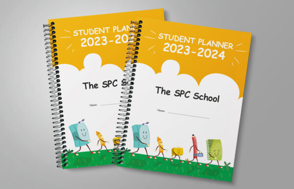 student planners elementary illustration