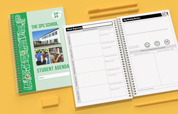 custom elementary school student agenda