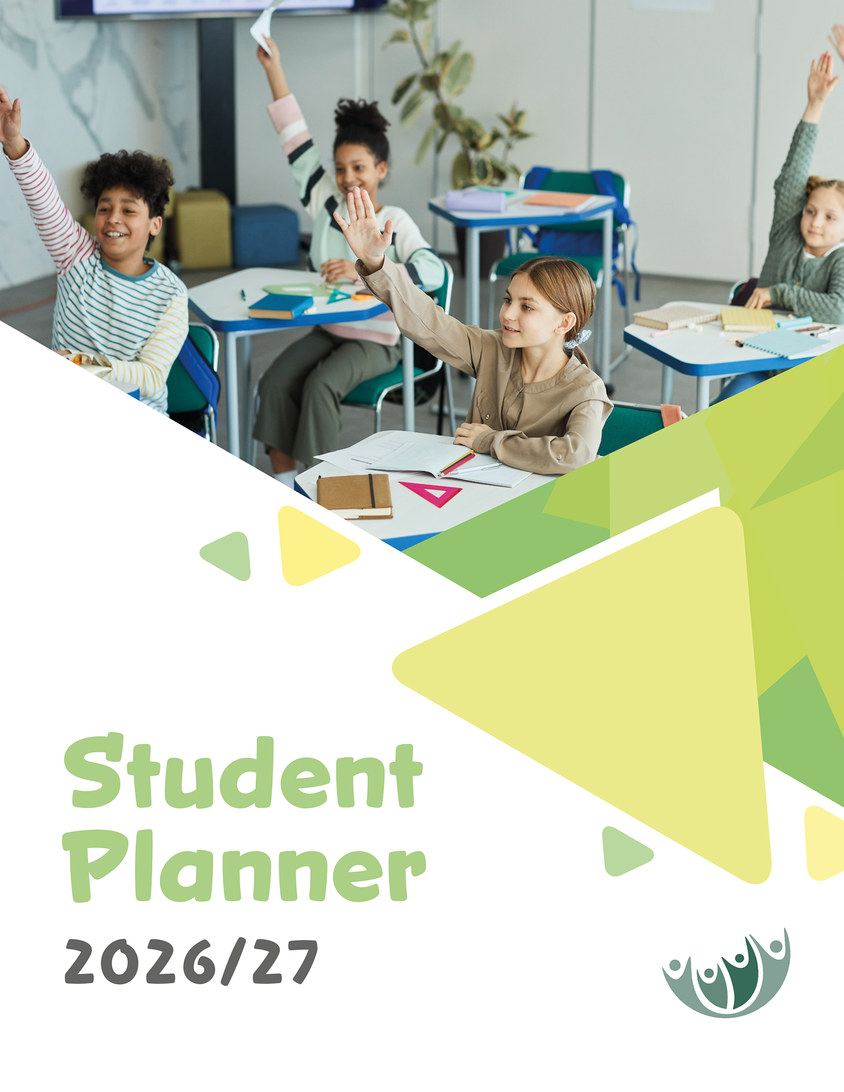 2025/26 School Planner Company Custom Student Planner Cover Option 1