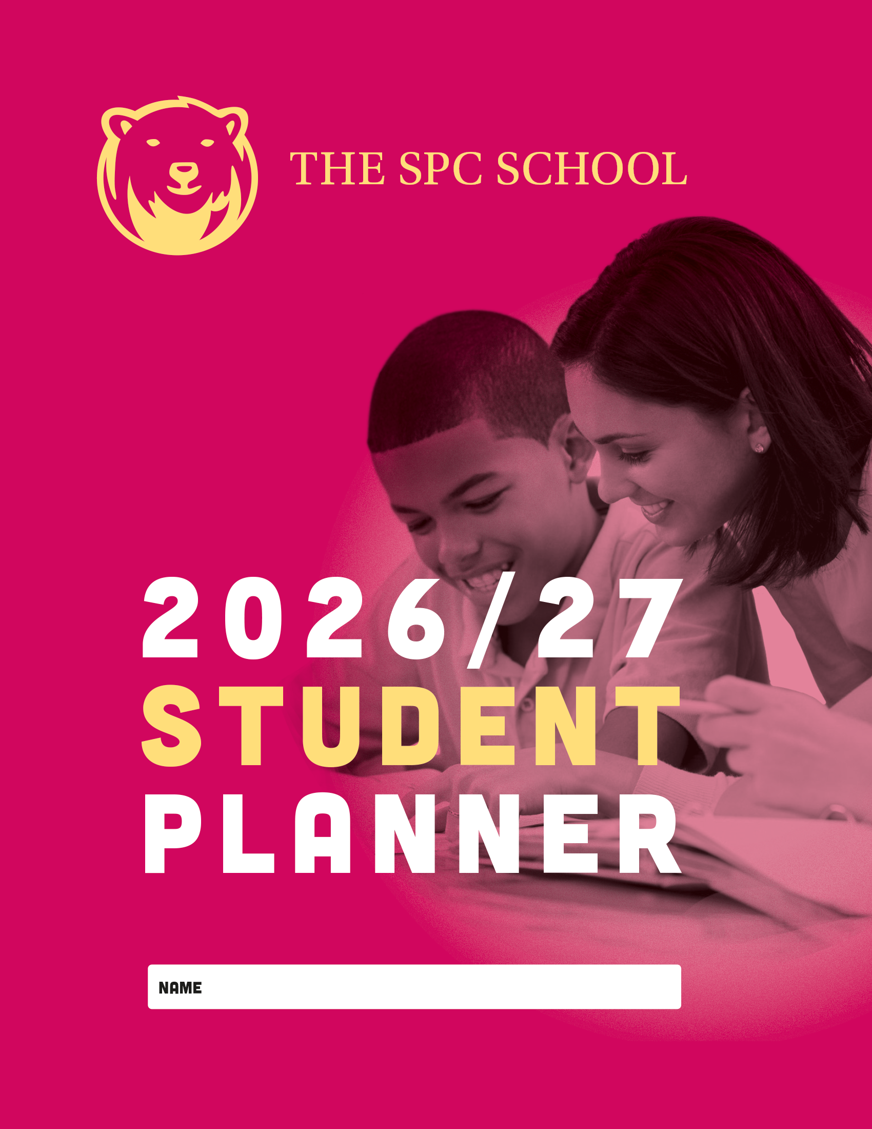 2025/26 School Planner Company Custom Student Planner Cover Option 11
