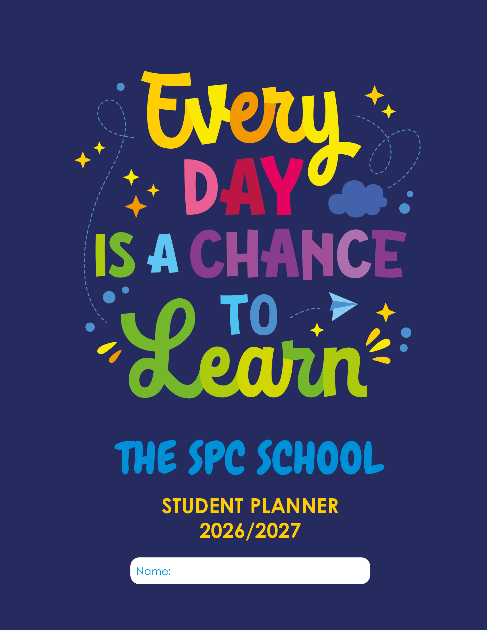 2025/26 School Planner Company Custom Student Planner Cover Option 19