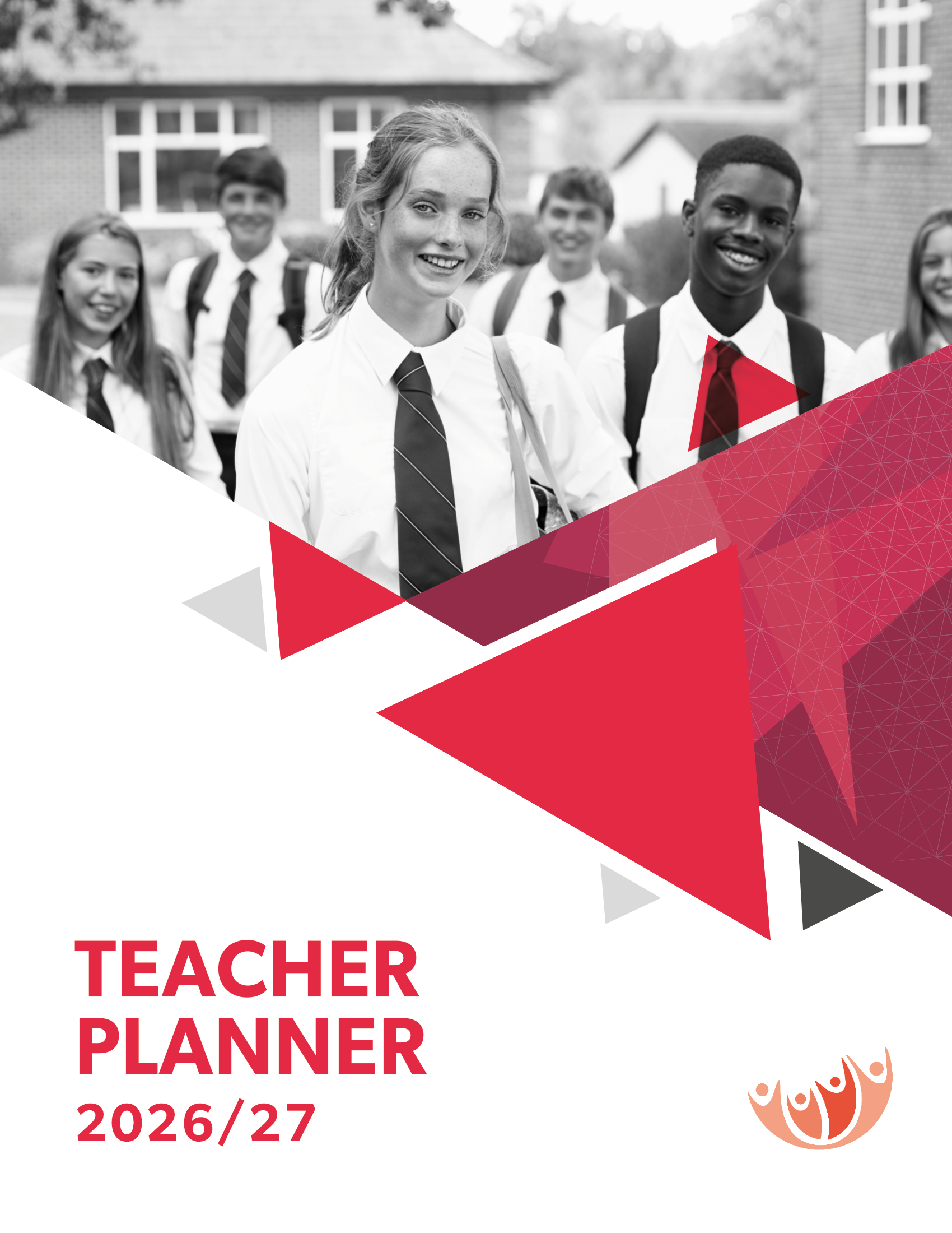 2025/26 School Planner Company Custom Teacher Planner Cover Option 4