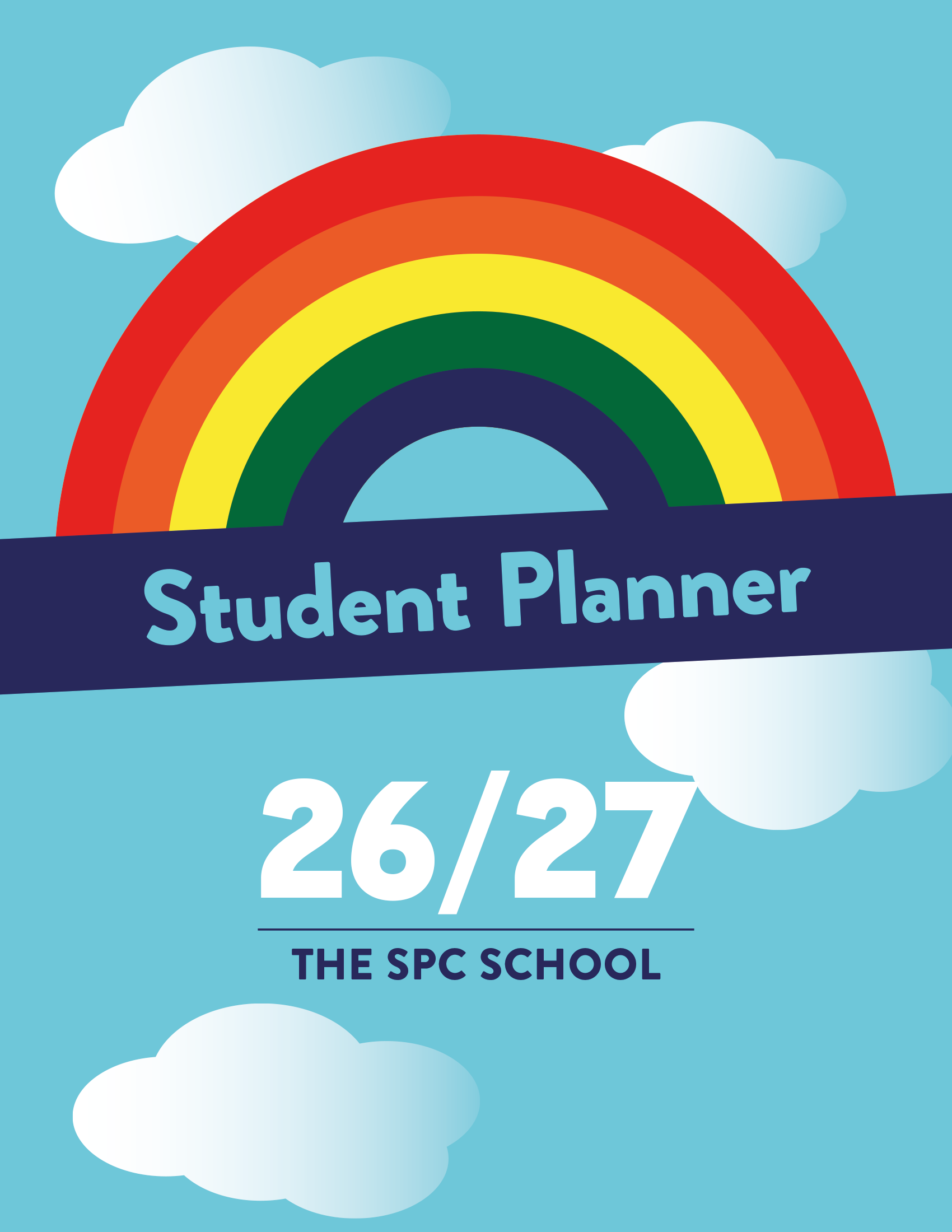 2025/26 School Planner Company Custom Student Planner Cover Option 3
