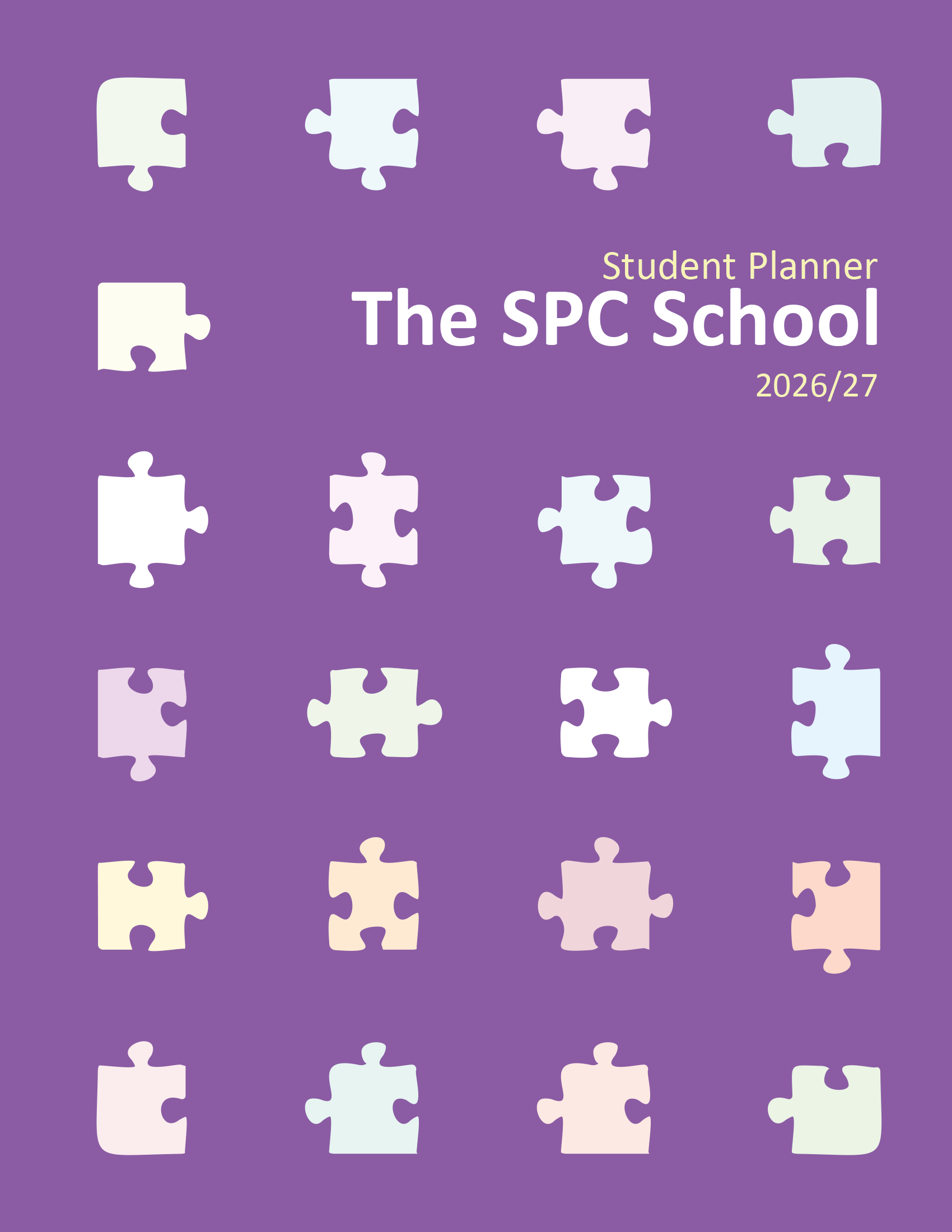 2025/26 School Planner Company Custom Student Planner Cover Option 9