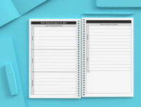 custom school planner for college students that is a great guide to creating a planner with the right layout