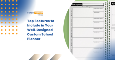 custom school planner layout to showcase the types of layouts you can choose